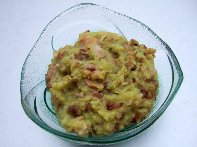 Brussels sprout mash with chestnuts