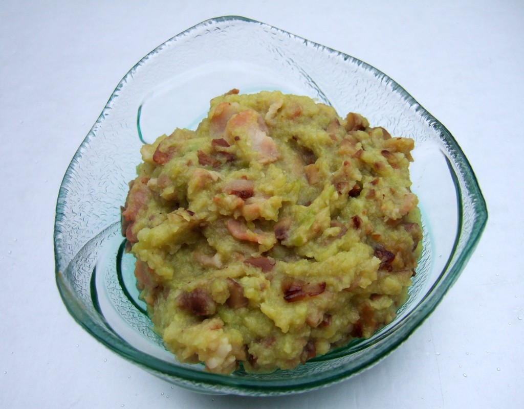 Brussels sprout mash with chestnuts