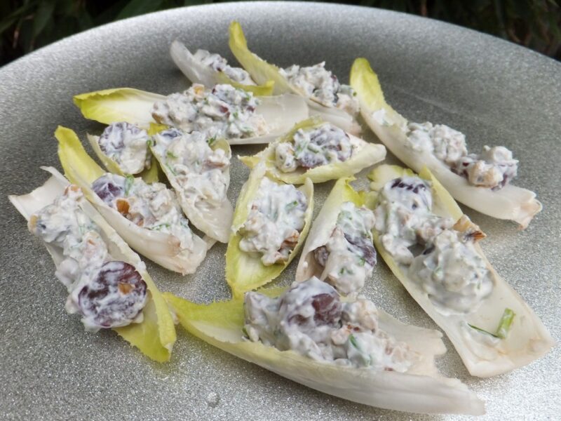 Chicory and blue cheese bites