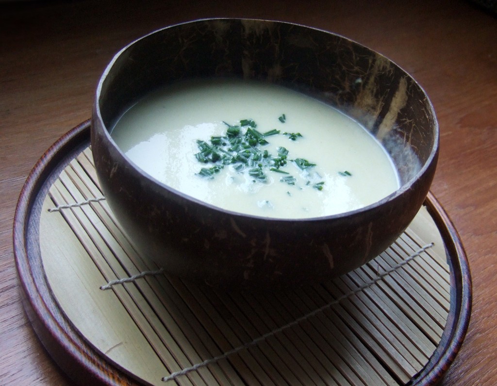 Leek and lemongrass soup