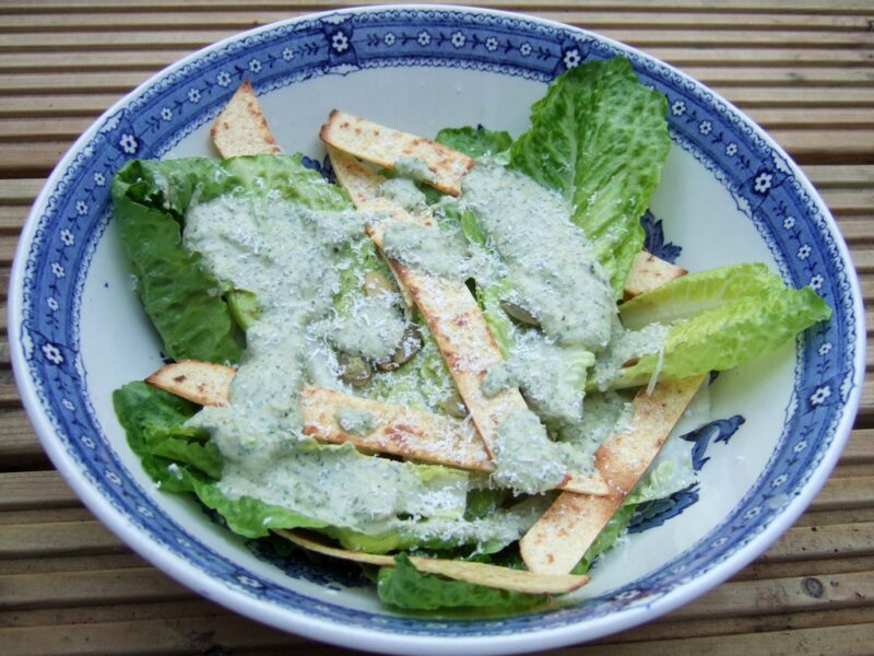 Mexican style Caesar salad