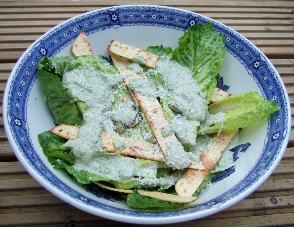 Mexican style Caesar salad