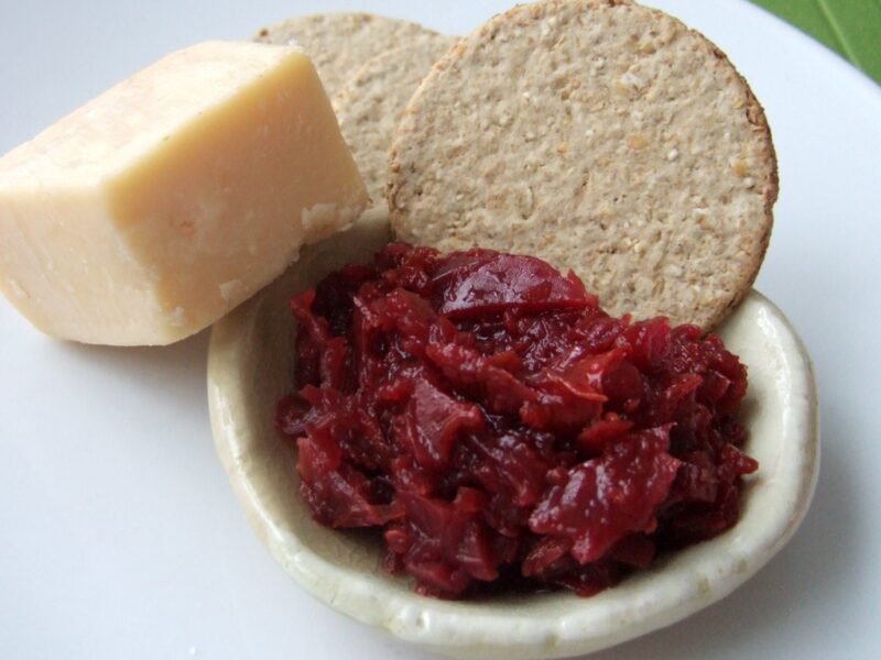 Spiced beetroot and orange chutney