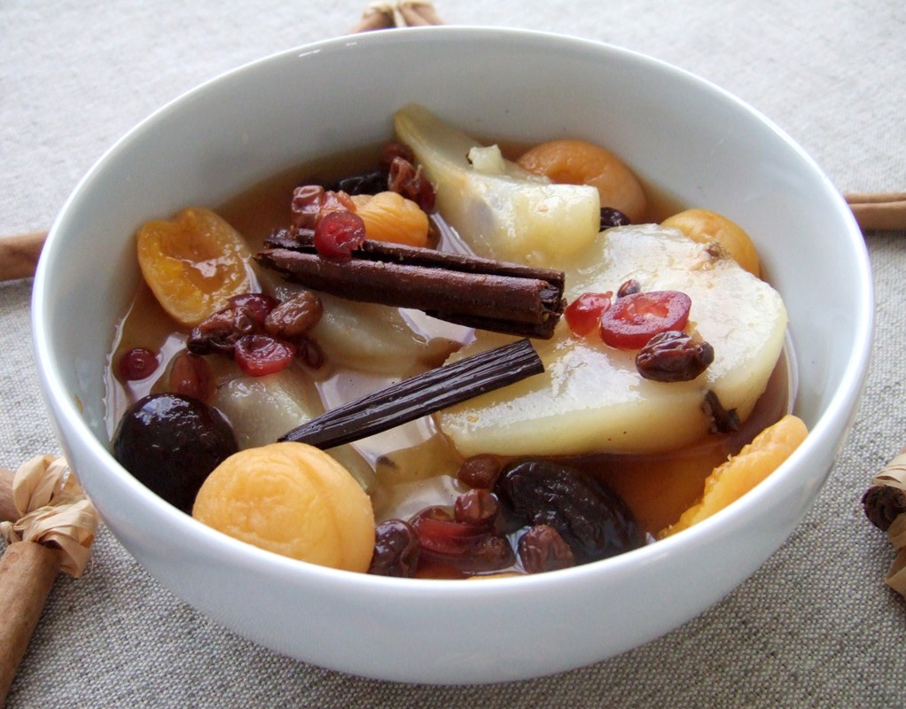 Winter fruit compote