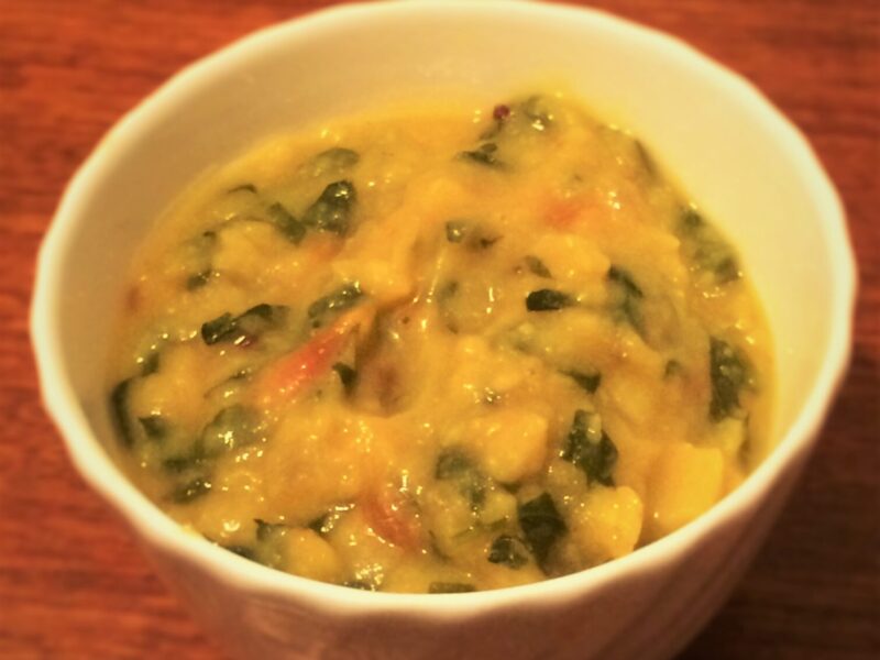 Fenugreek leaves dal with tomato