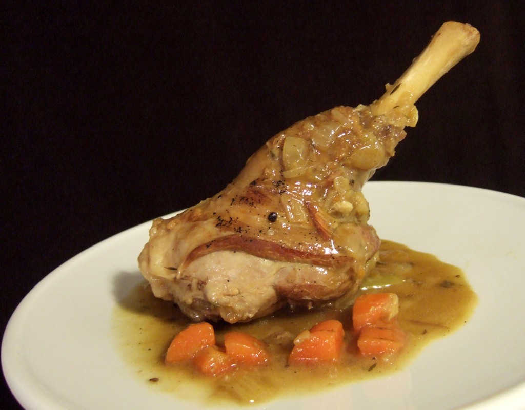 Beer-braised Lamb Shank