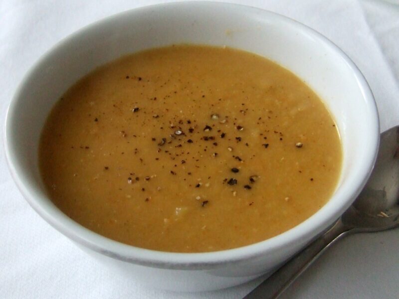 Curried lentil soup