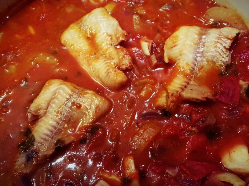 Spiced fish and fennel stew