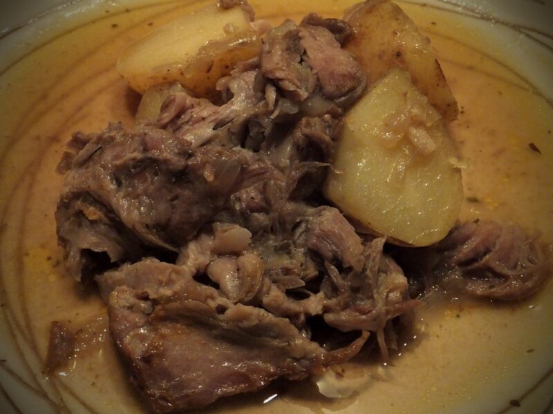 Slow-cooked spiced lamb stew