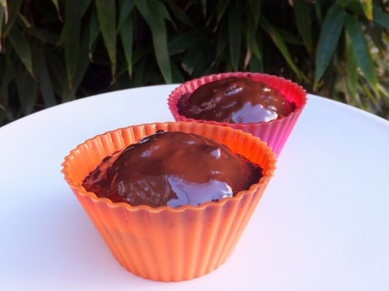 Chocolate and chestnut muffins