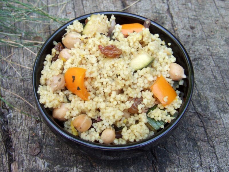 Moroccan couscous salad