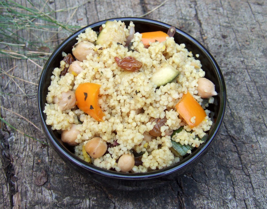 Moroccan couscous salad