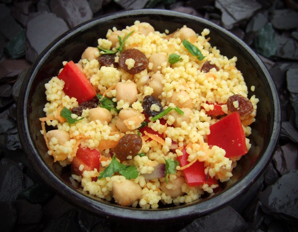 Spiced couscous salad