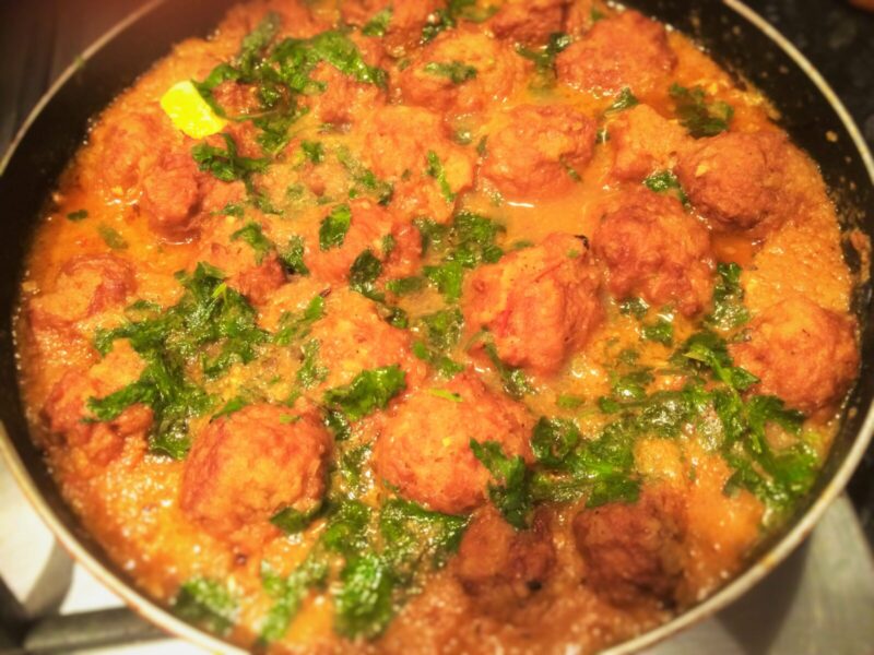 Bottle gourd kofta curry