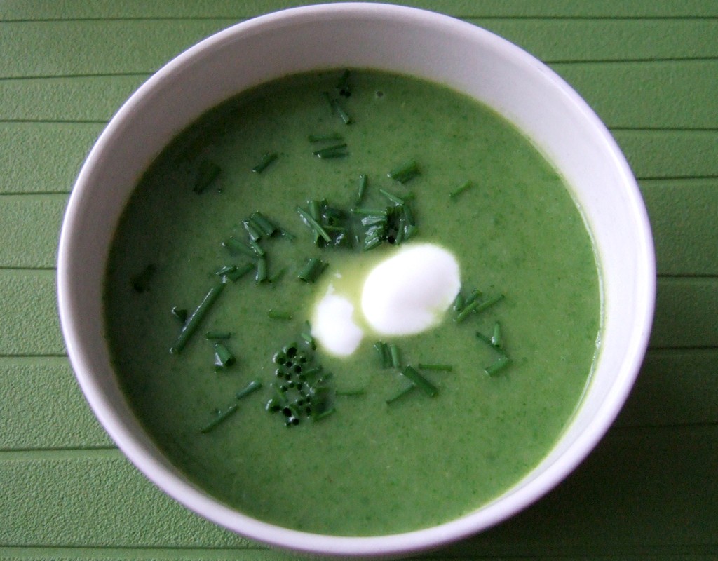 Fennel and spinach soup