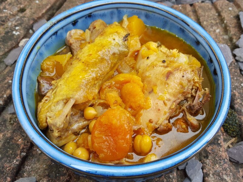 Guinea fowl tagine