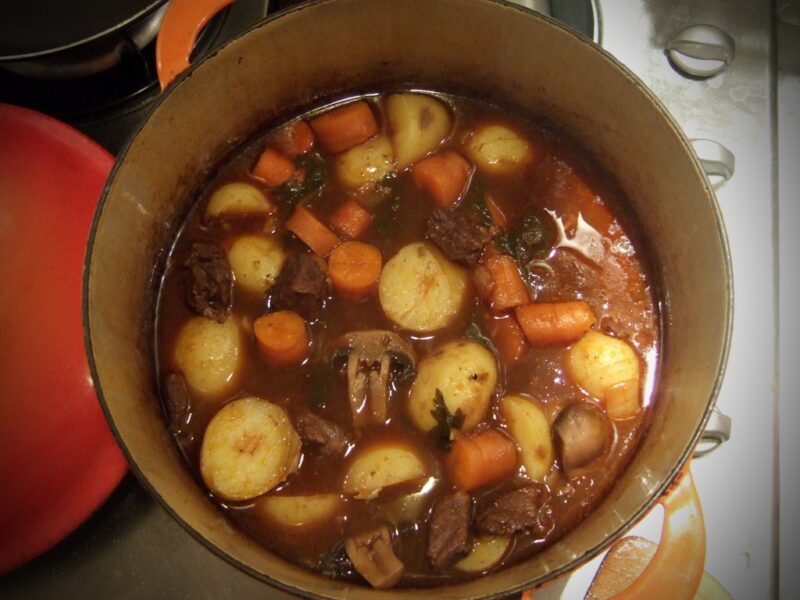 Irish stew with Guinness