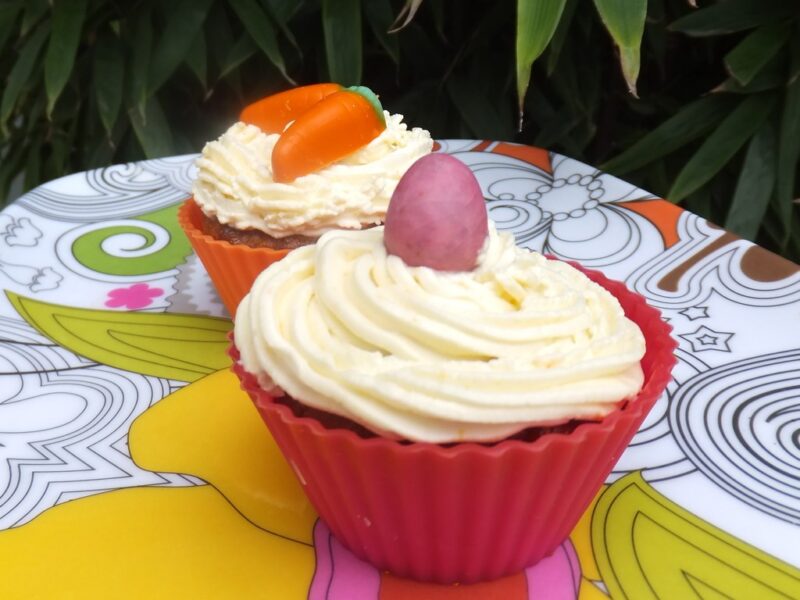 Orange and carrot cupcakes