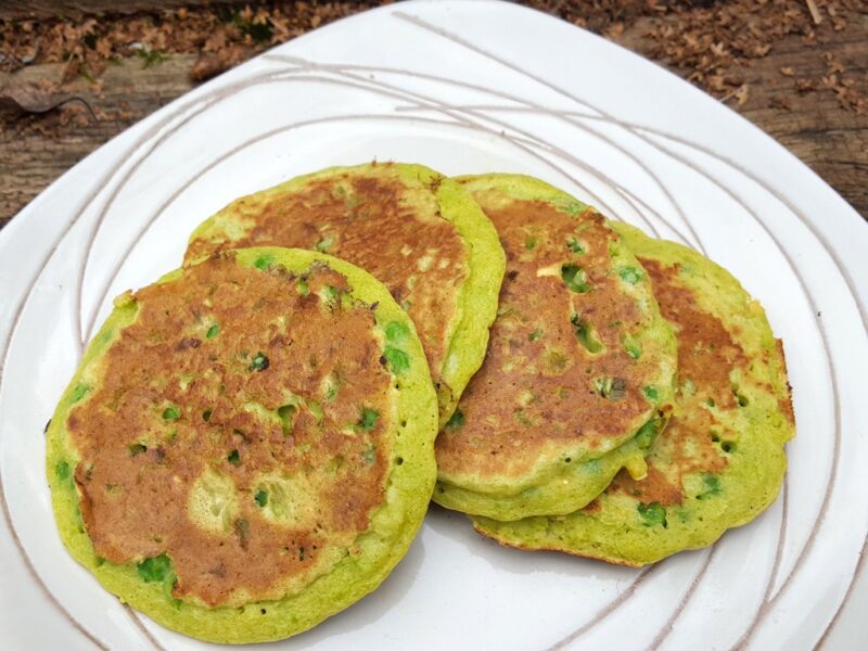 Gluten-free pea fritters