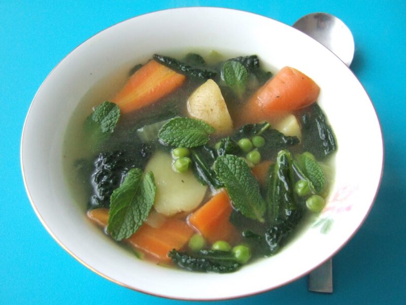 Spring vegetable soup