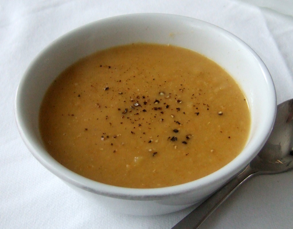 Sweet potato and corn soup