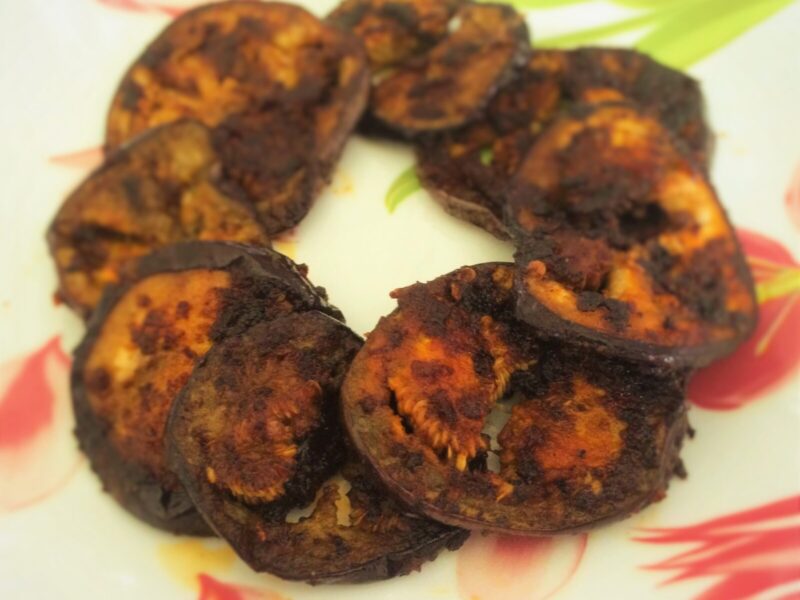 Indian Aubergine fry