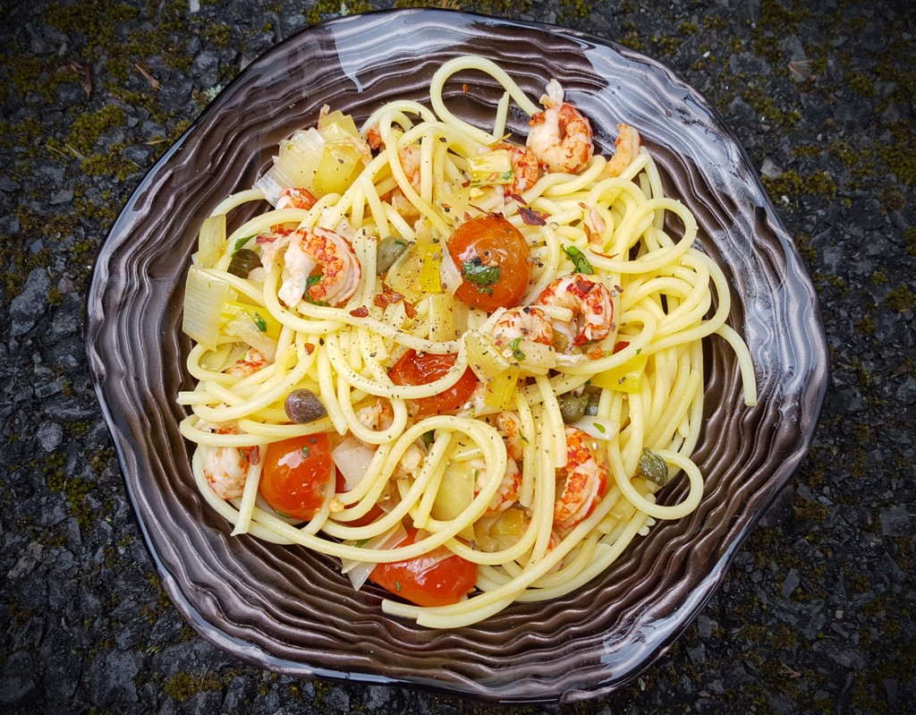 Spicy Crayfish Spaghetti