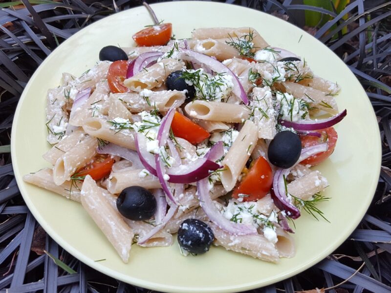 Greek pasta salad