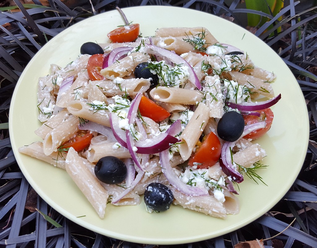 Greek pasta salad