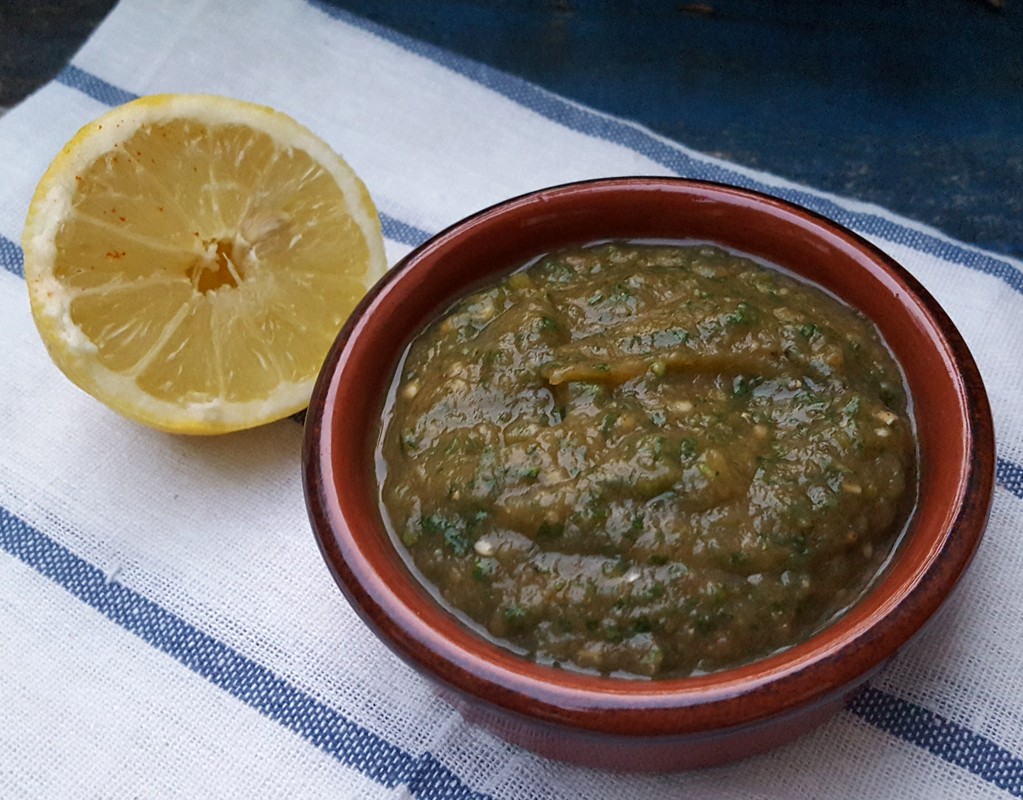 Easy aubergine dip