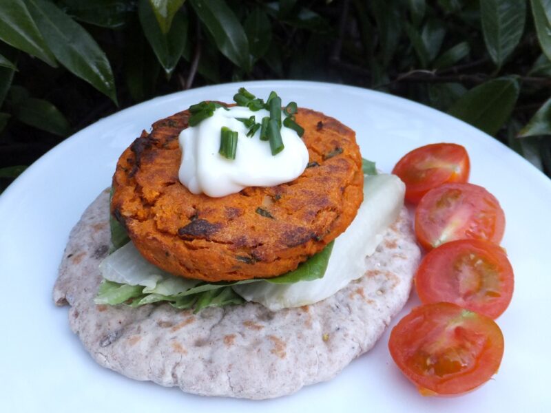 Chickpea burger