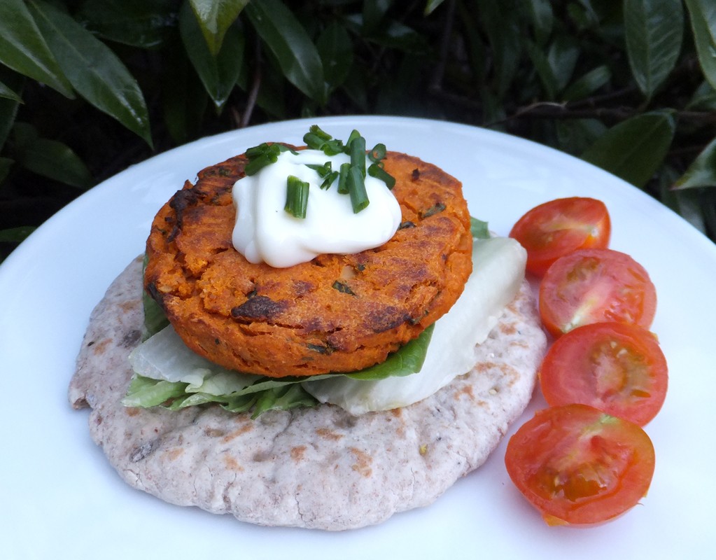 Chickpea burger