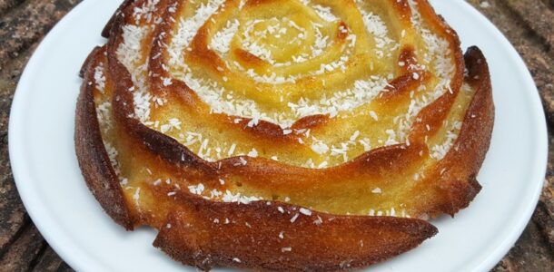 Coconut and lime cake