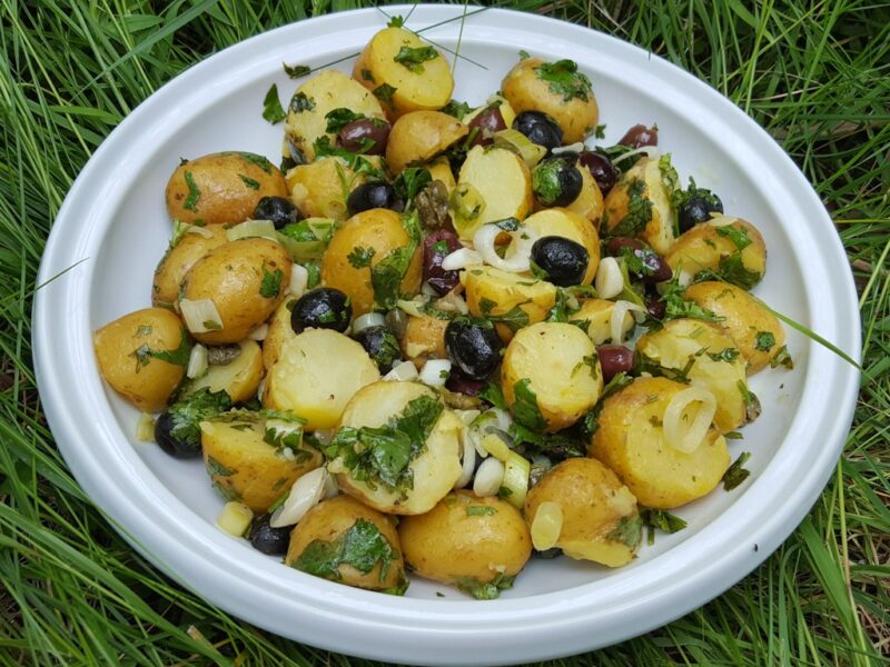 Greek-style potato salad