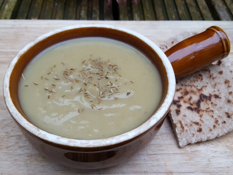 Spicy Potato & Celeriac Soup