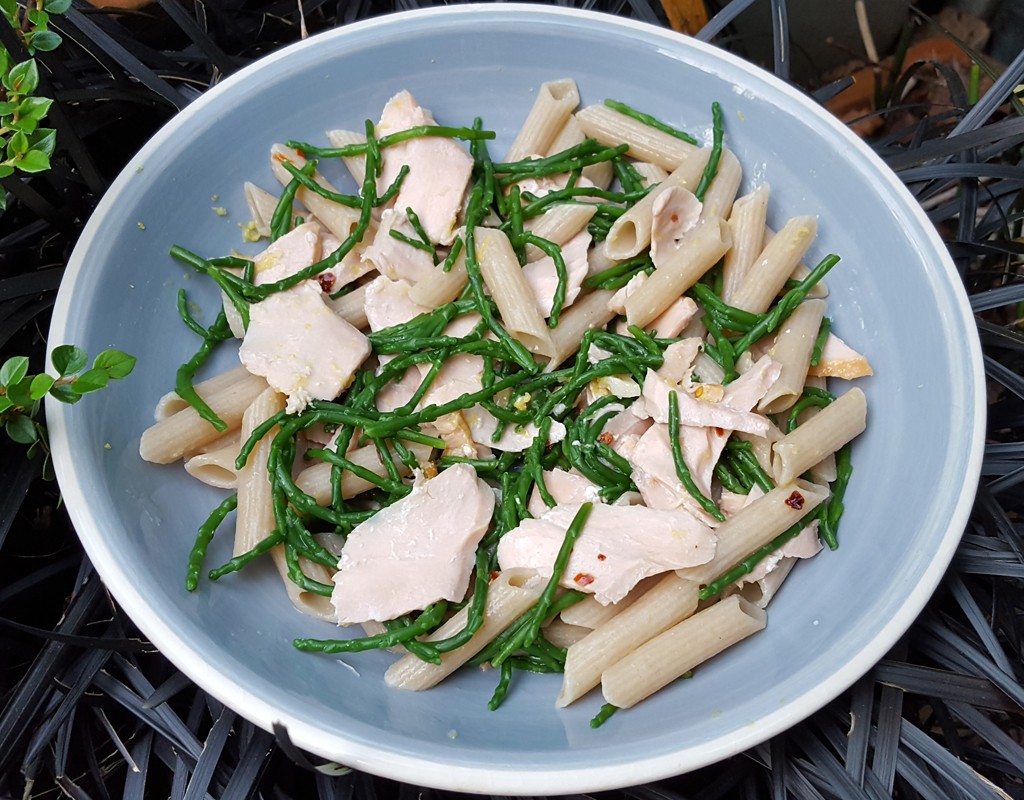 Salmon & Samphire pasta