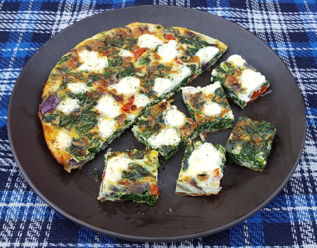 Spinach and cheese Frittata