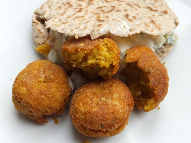 Butternut squash falafel