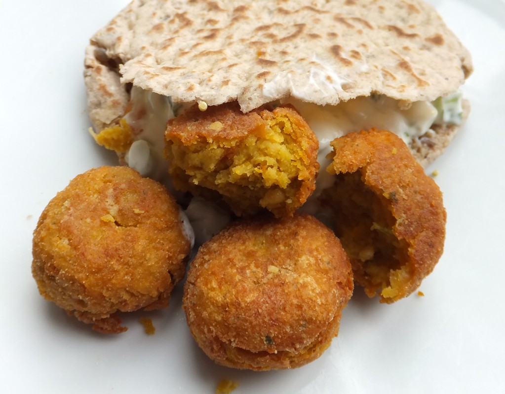 Butternut squash falafel