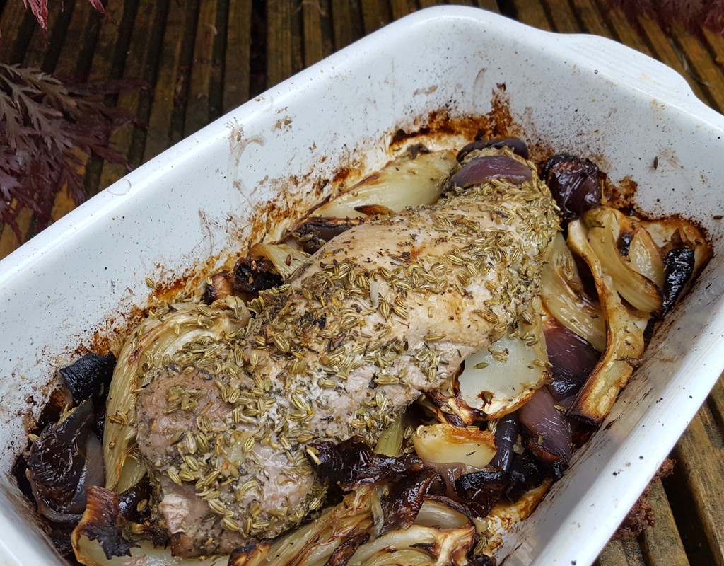 Tenderloin with Fennel and Onion