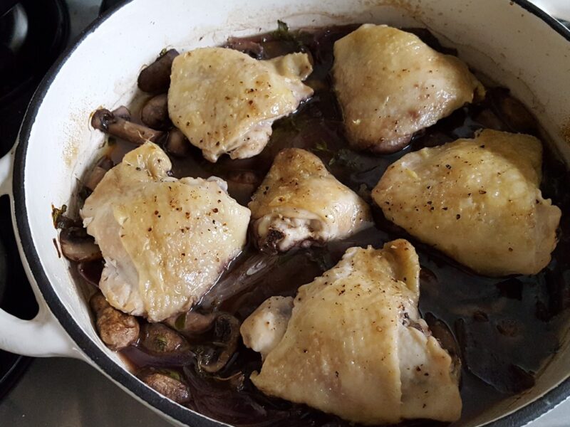 Chicken and mushroom casserole