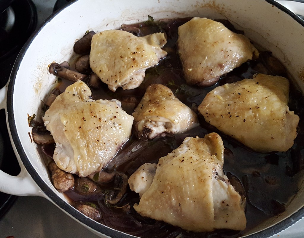 Chicken and mushroom casserole