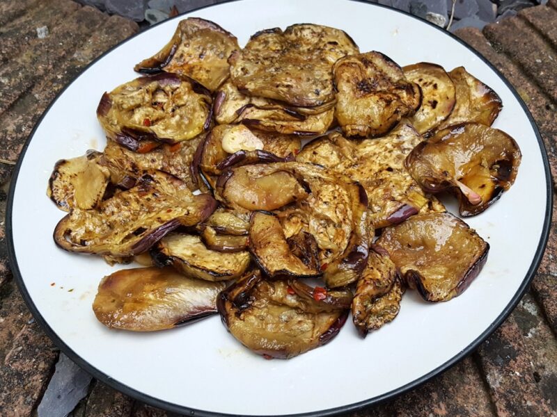 Italian-style grilled aubergine