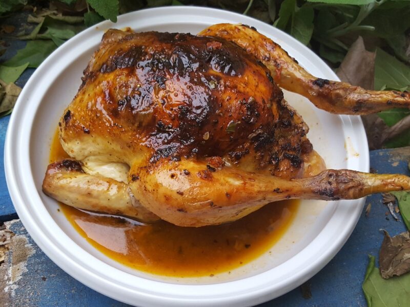 Mediterranean roast chicken