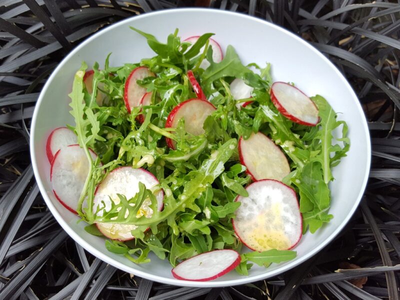 Radish and rocket salad