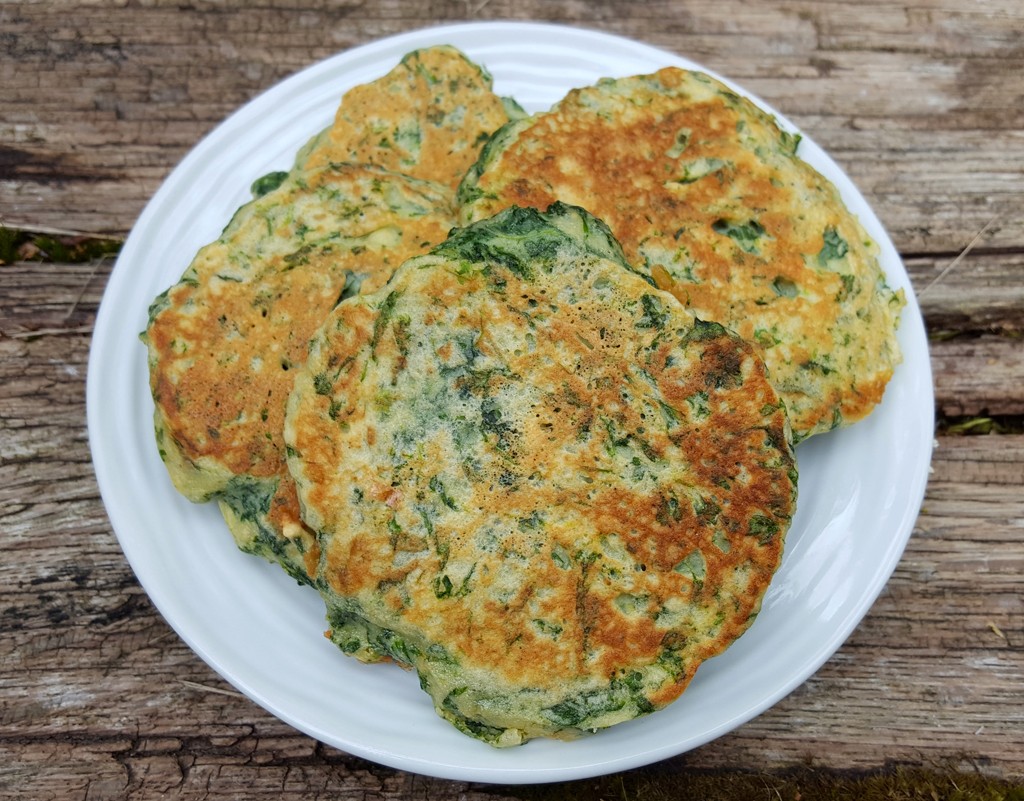 Ricotta and spinach fritters