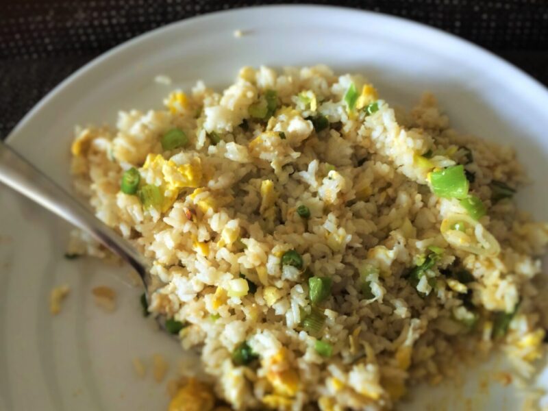 Peri peri egg fried rice