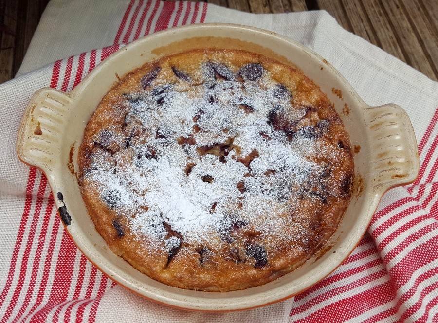 Dairy Free Cherry Clafoutis