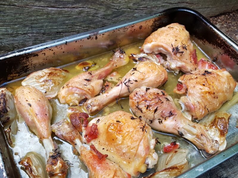 Chicken and fennel bake