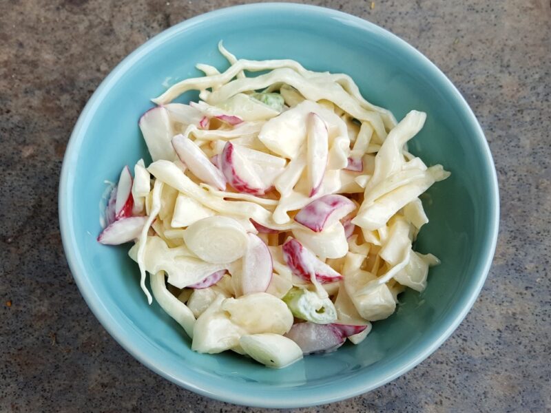 Crunchy coleslaw